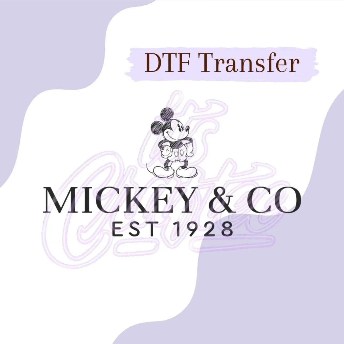 Mickey & Minnie DTF