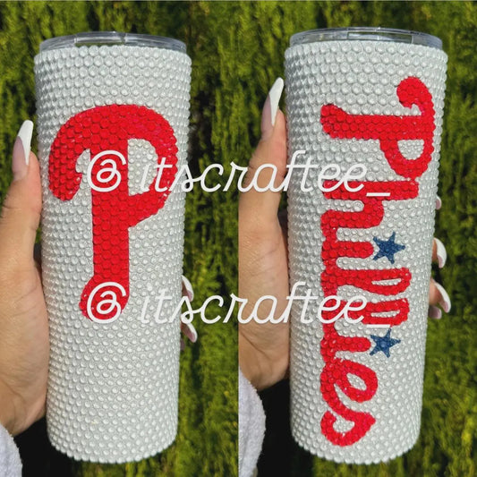 Full Bling MLB Tumbler, 20 oz