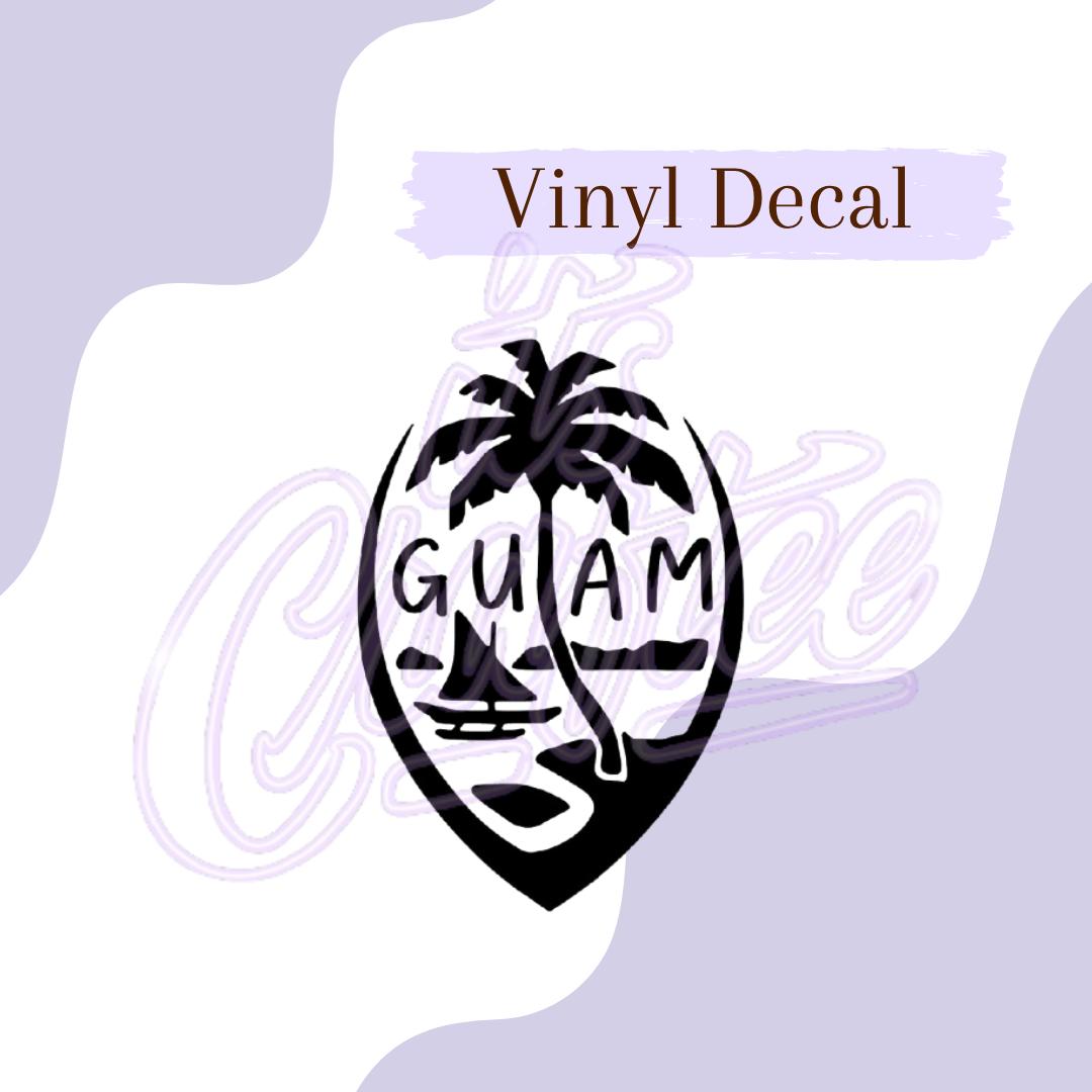 Guam Seal, Permanent Vinyl Decal