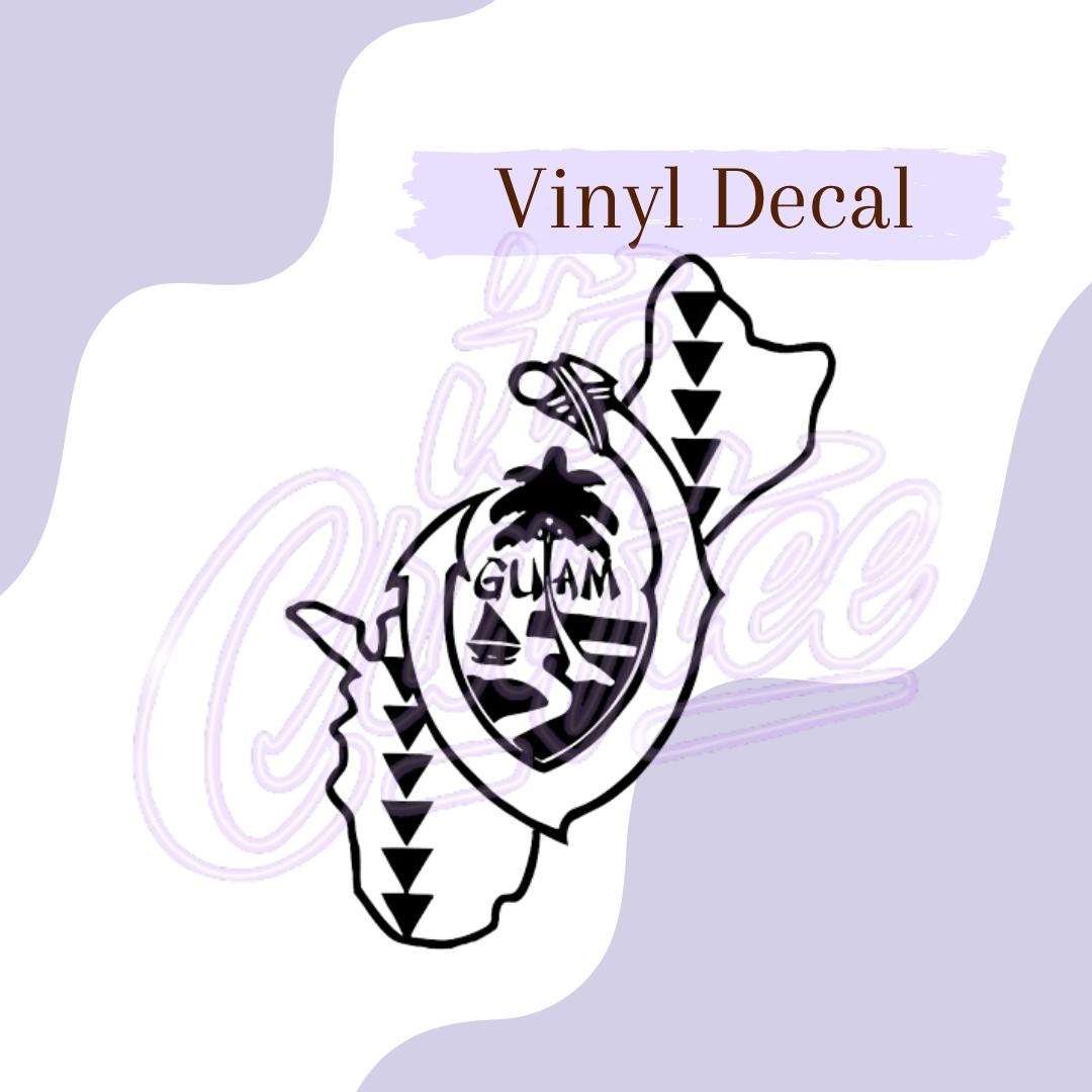 Guam Seal, Permanent Vinyl Decal