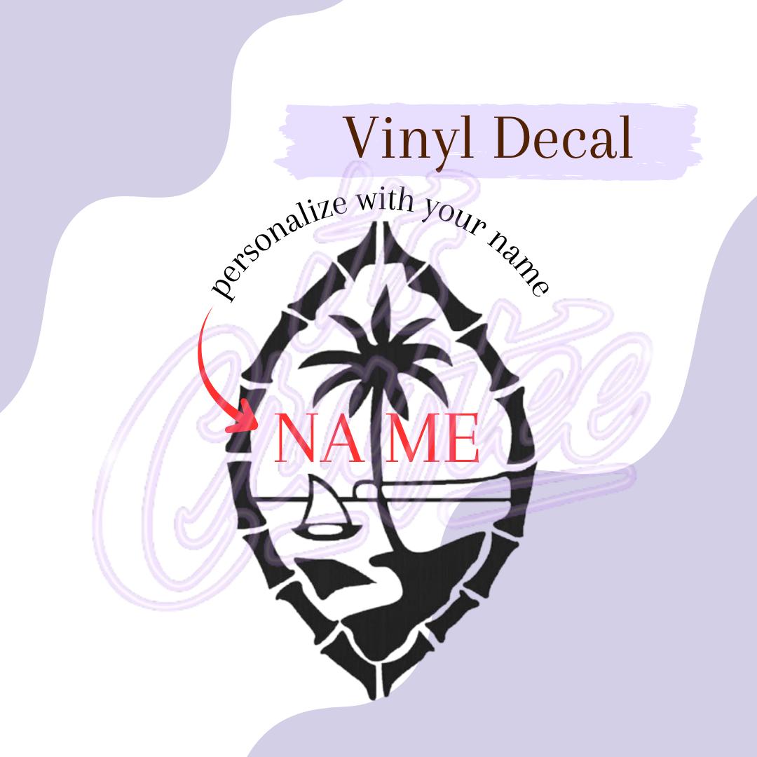 Custom Guam Seal, Permanent Vinyl Decal