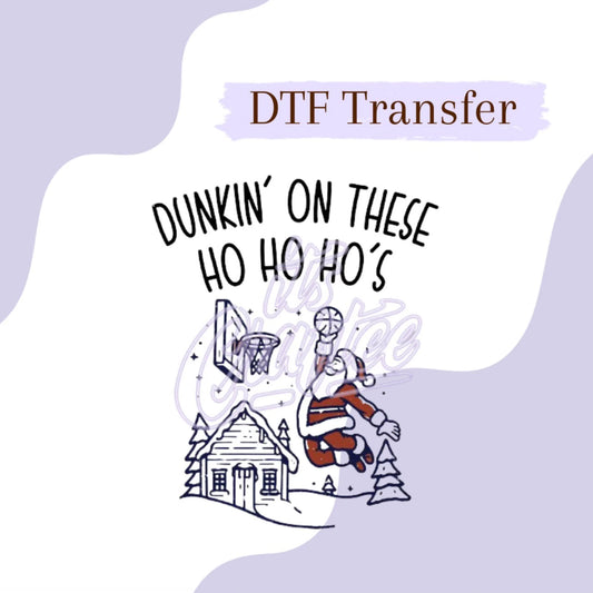 Ballin' Santa DTF Transfer