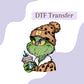 Cheetah Groupie Grinch DTF Transfer