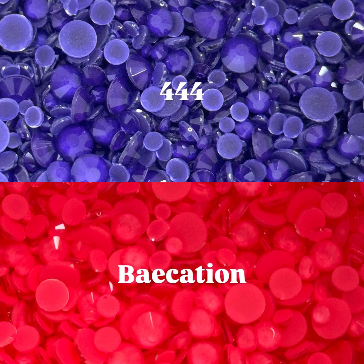 Matte Glass Rhinestones - Mixed Sizes