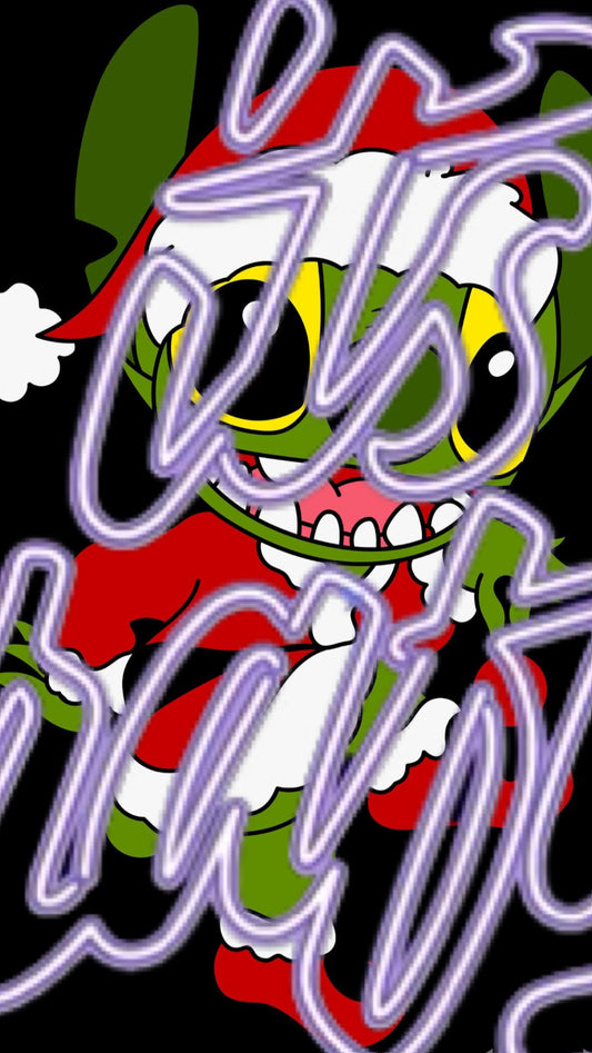 Stitch the Grinch SVG PNG File