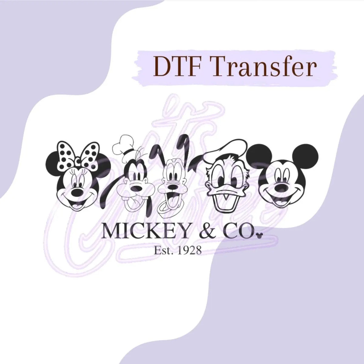Mickey & Minnie DTF