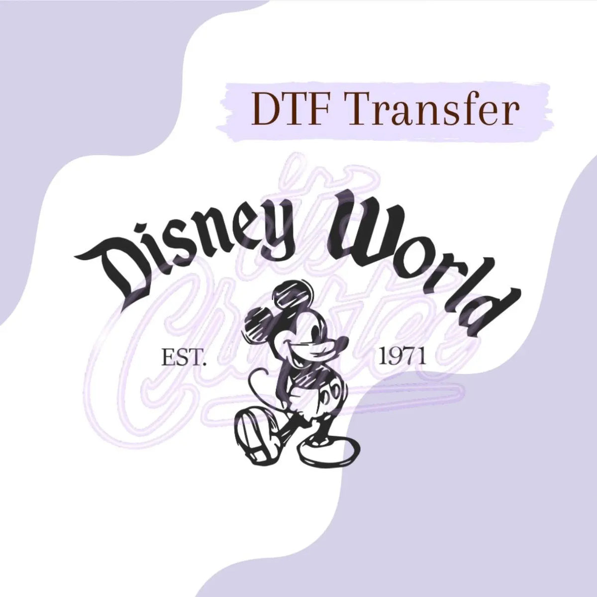 Mickey & Minnie DTF