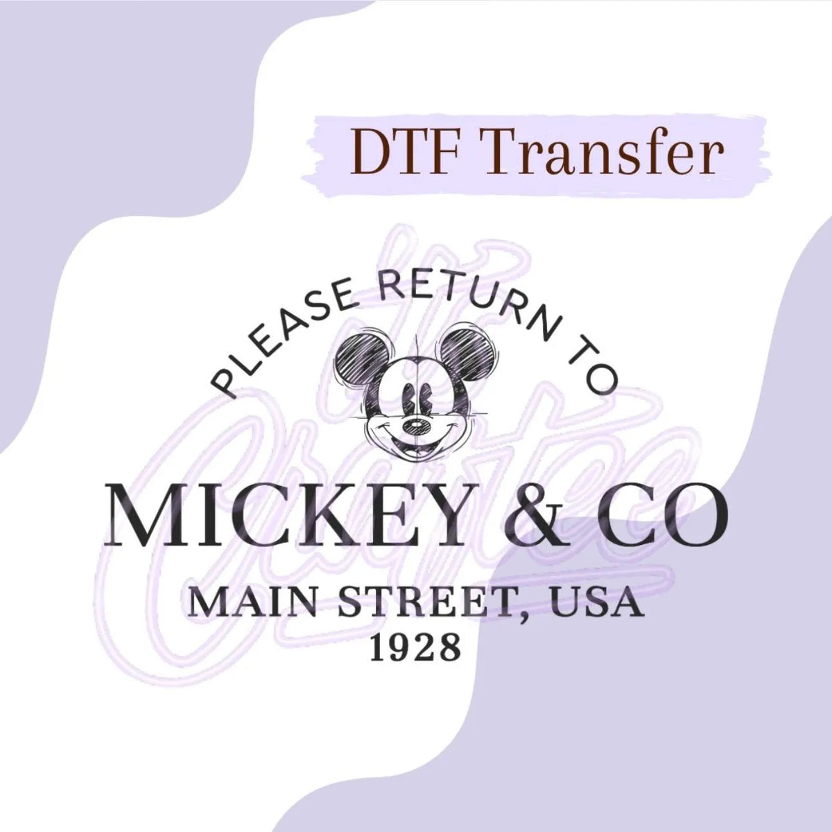 Mickey & Minnie DTF