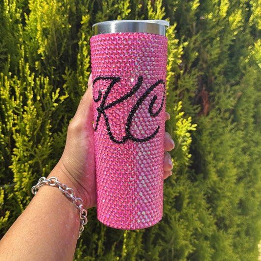 Full Bling Custom Skinny Tumbler