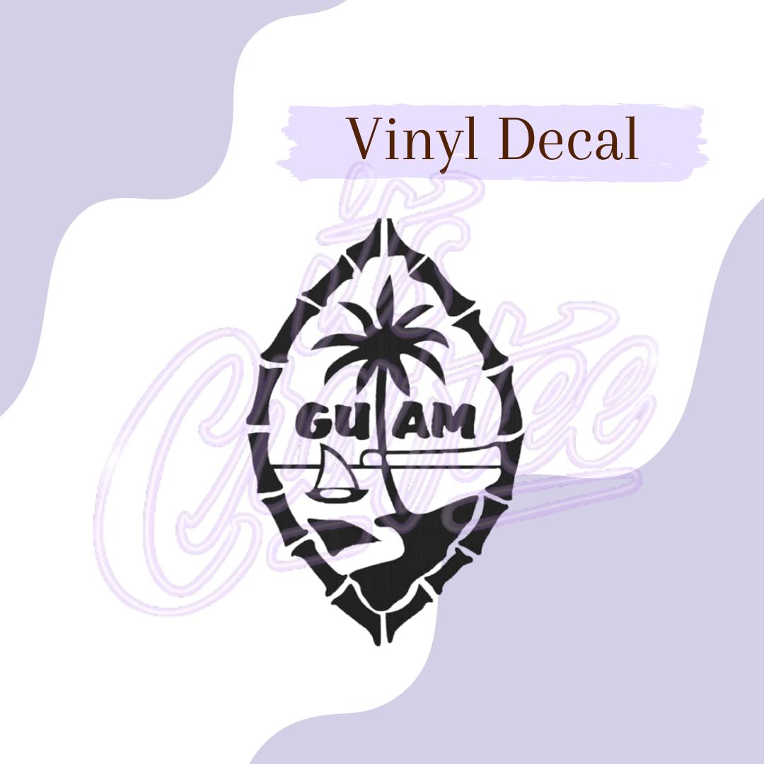 Guam Seal, Permanent Vinyl Decal