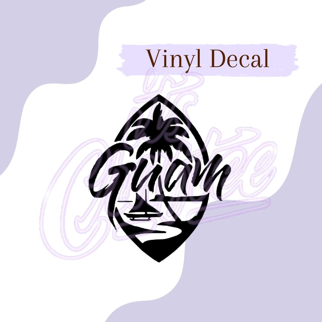 Guam Seal, Permanent Vinyl Decal
