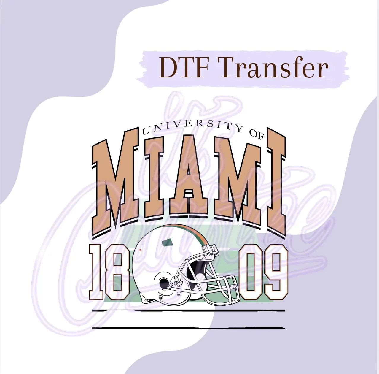 Vintage Favorite Football DTF, college