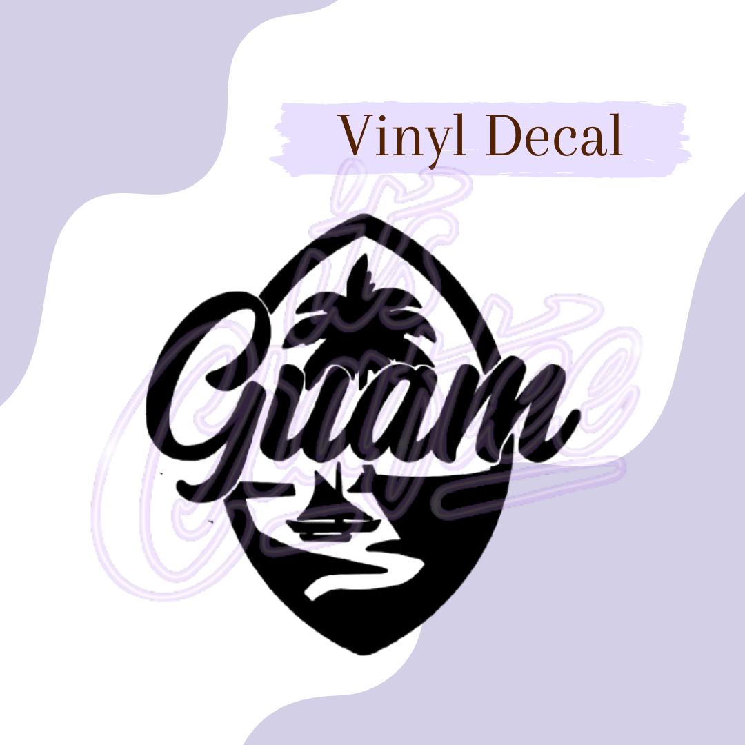 Guam Seal, Permanent Vinyl Decal