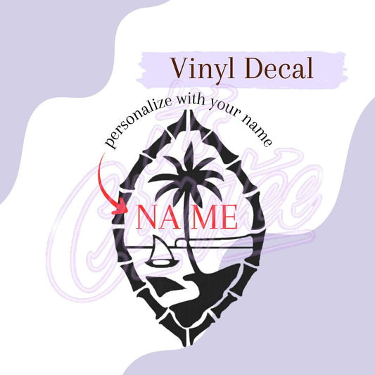 Custom Guam Seal, Permanent Vinyl Decal