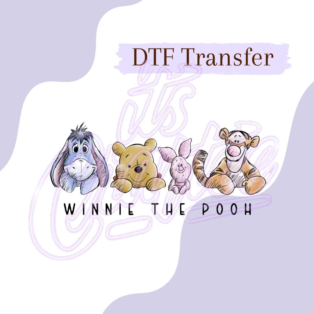Winnie the Pooh & Friends, DTF Transfer