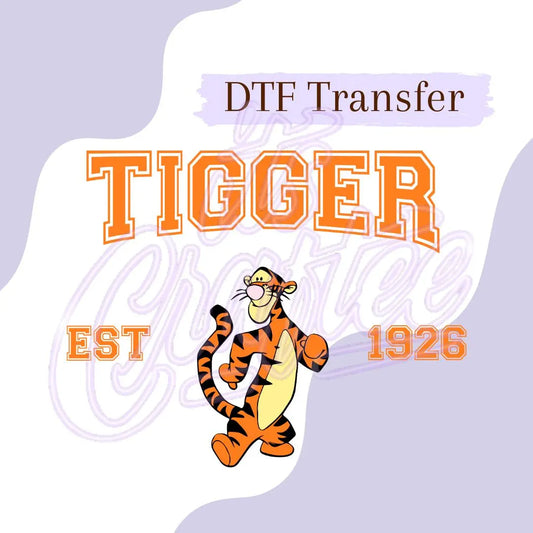 Pooh & Friends Varsity, DTF Transfer
