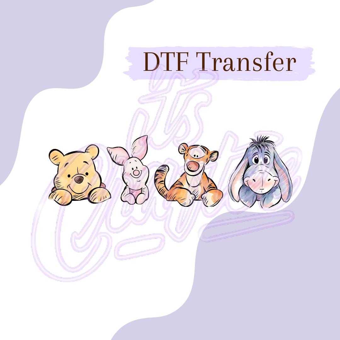 Winnie the Pooh & Friends, DTF Transfer