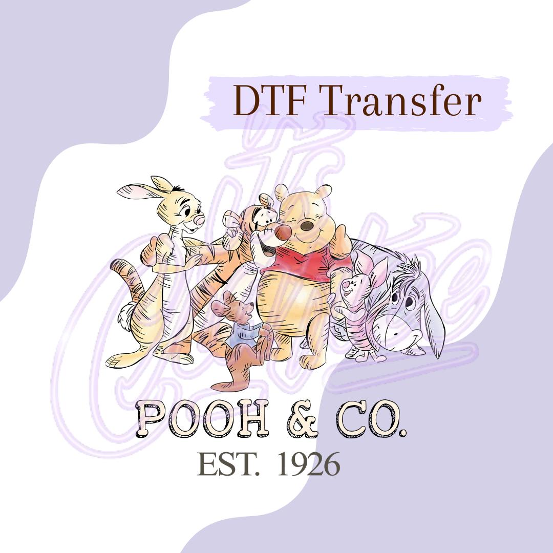 Winnie the Pooh & Friends, DTF Transfer